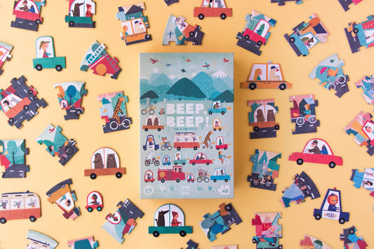 لعبة بازل لزيادة التركيز - بيب، بيب