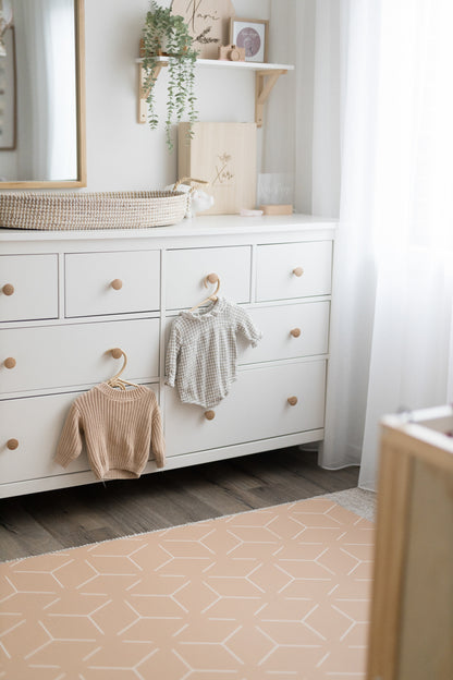 ليتل ويوا - سجادة للاطفال مستطيلة صغيرة بلون لاتي