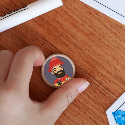 لعبة تلوين قصة مركز المطافئ