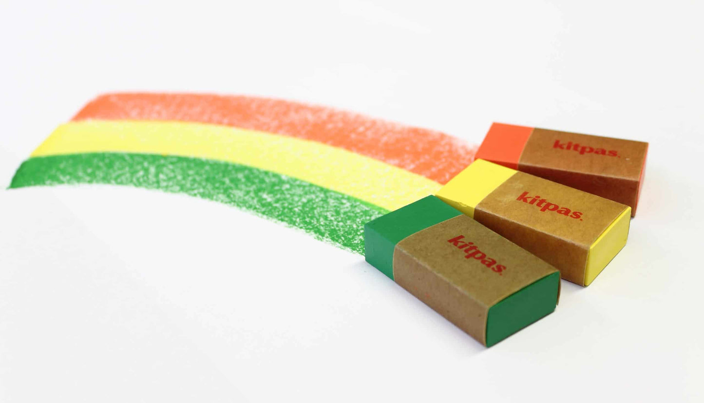 8 اقلام تلوين كبيرة للصغار كتباس