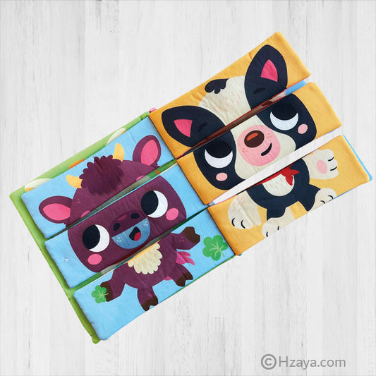 كتاب تفاعلي حسي للصغار