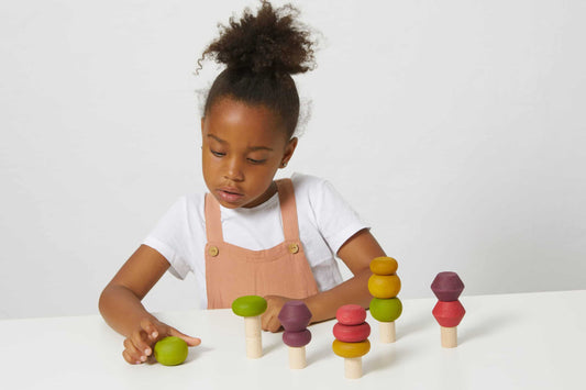 لعبة بناء اشجار خشبية للخريف