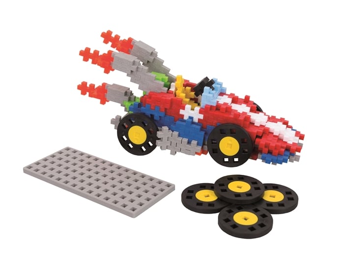 لعبة تركيب مكعبات سيارات سباق