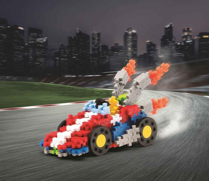 لعبة تركيب مكعبات سيارات سباق