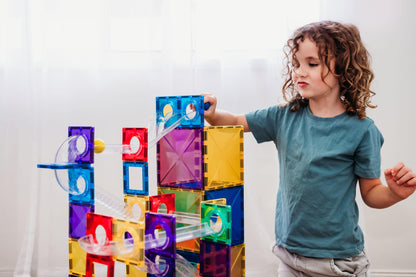 لعبة بناء مغناطيسية ممر الكرة 92