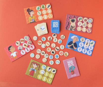 A concentration and observation game for children - Where are my socks?