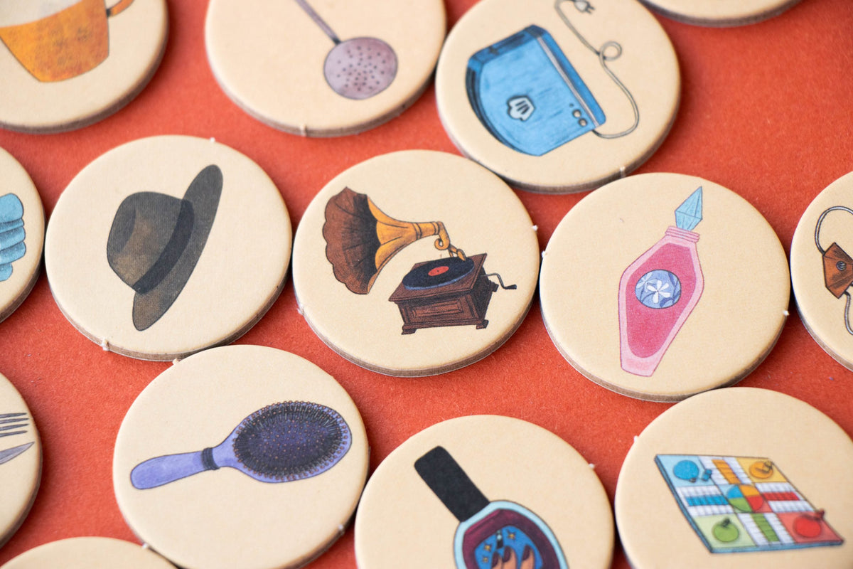 A concentration and observation game for children - Where are my socks?