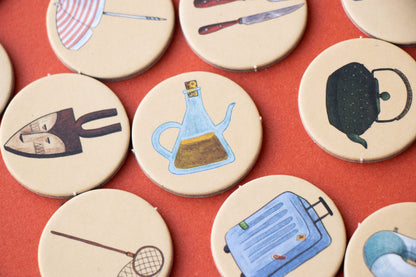 A concentration and observation game for children - Where are my socks?