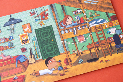 A concentration and observation game for children - Where are my socks?