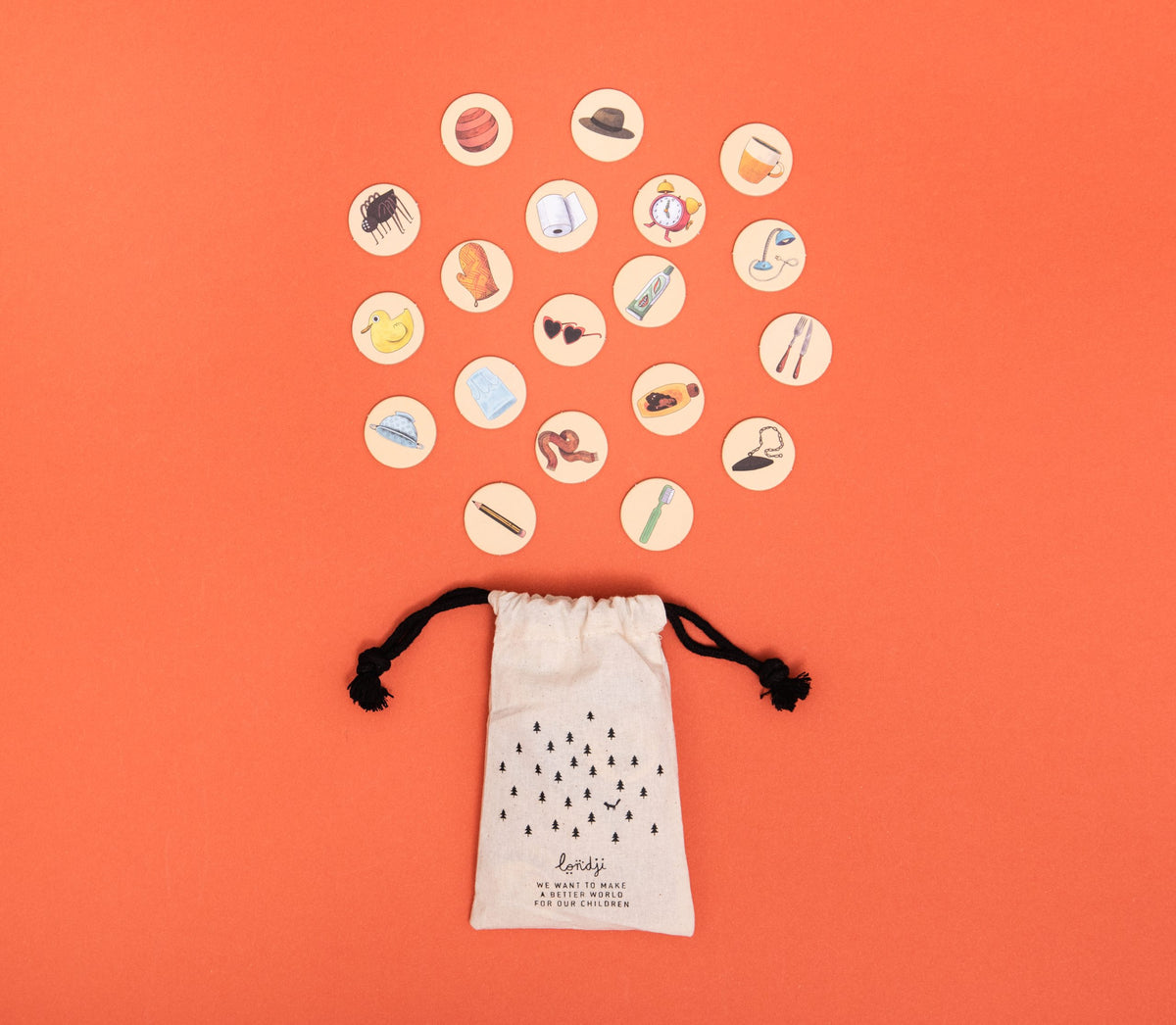 A concentration and observation game for children - Where are my socks?