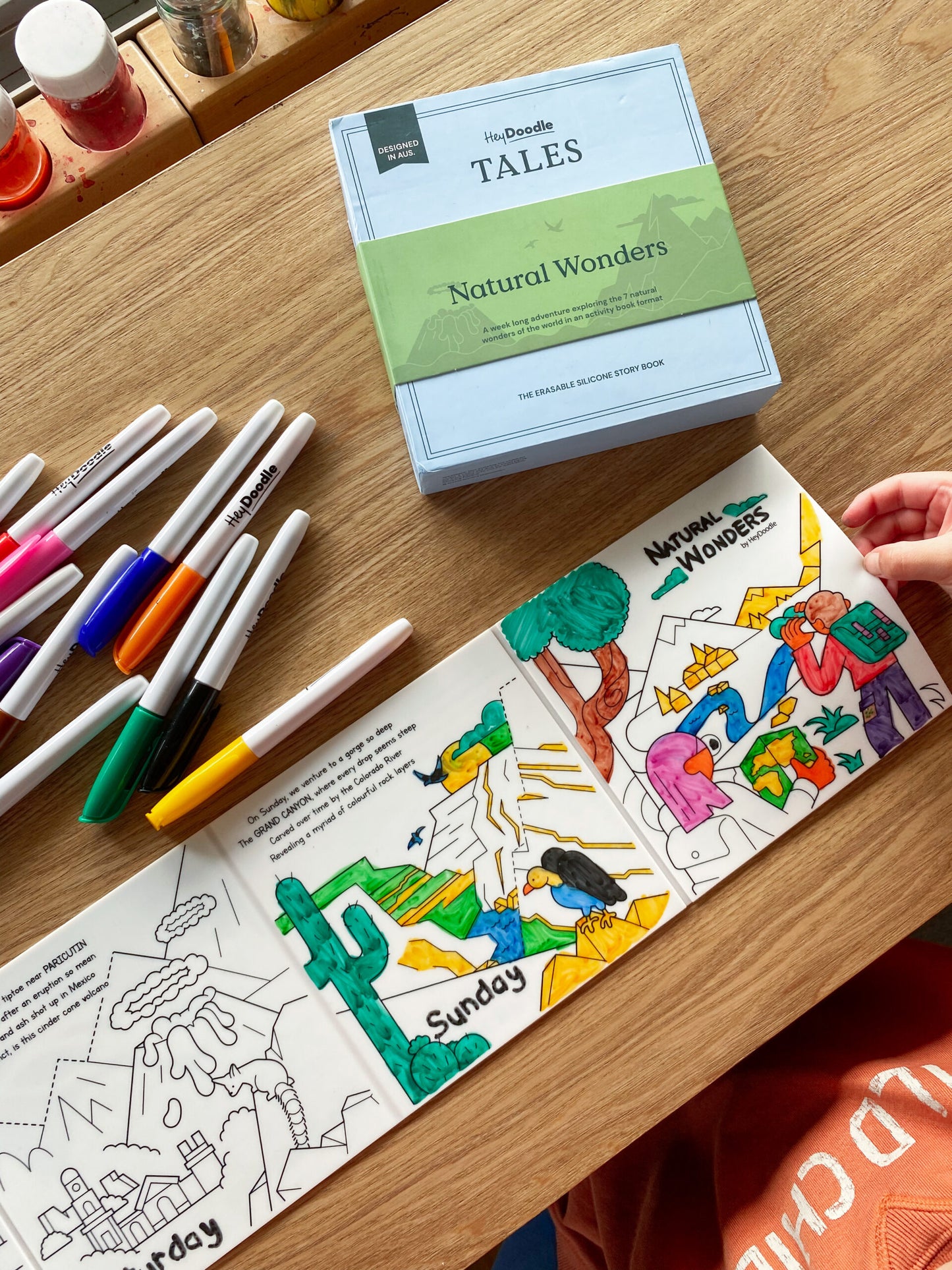 كتاب تلوين للاطفال مناظر طبيعية
