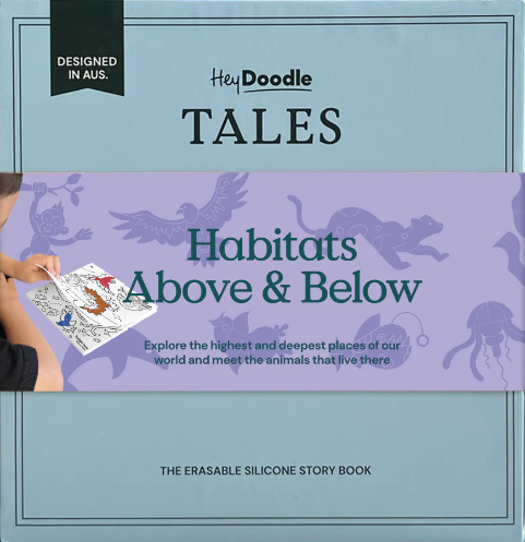 كتاب تلوين قصص تعليمية (البيئات في الأعلى و الأسفل)