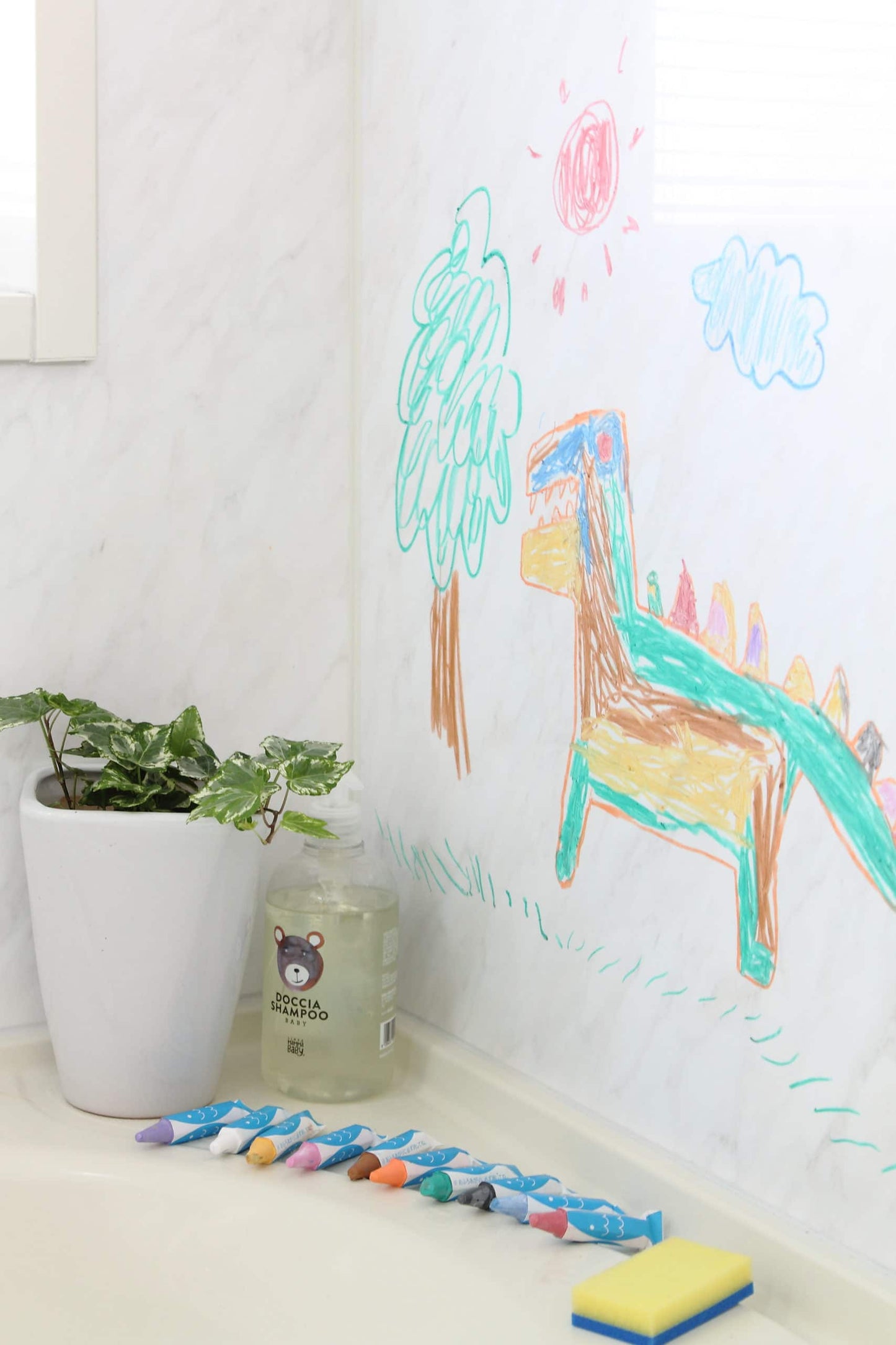 أقلام تلوين الحمام كتباس 3 الوان -  السلحفاة ( بني ، اخضر ، اصفر )