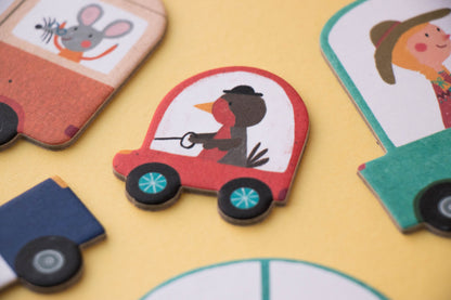 لعبة بازل لزيادة التركيز - بيب، بيب