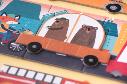 لعبة بازل لزيادة التركيز - بيب، بيب