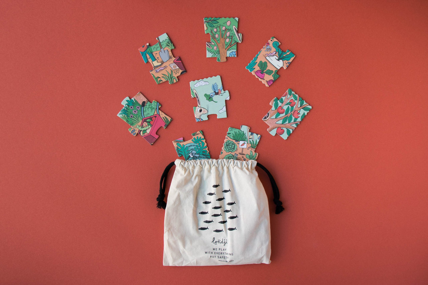 لعبة بازل تركيب و ملاحظة - حديقة الأرنب