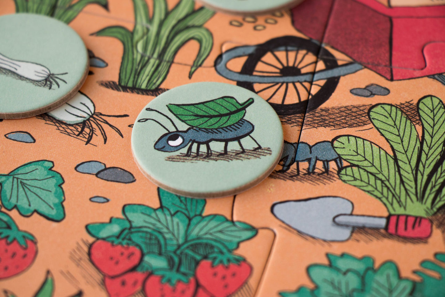 لعبة بازل تركيب و ملاحظة - حديقة الأرنب