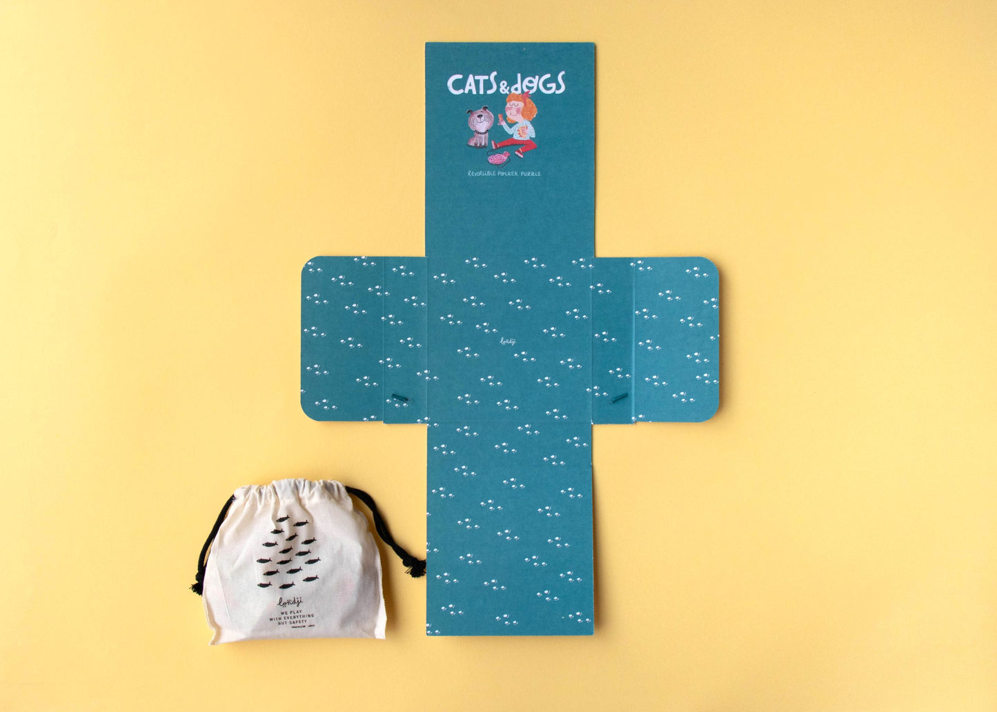 لعبة بازل جيب للأطفال - القطط و الكلاب