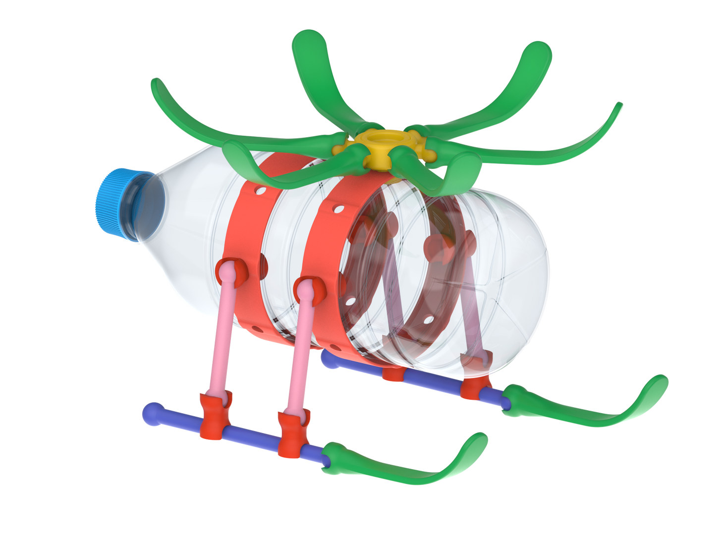 لعبة لتنمية مهارات التفكير للاطفال ( Toyi Inventions Creative Building Kit )