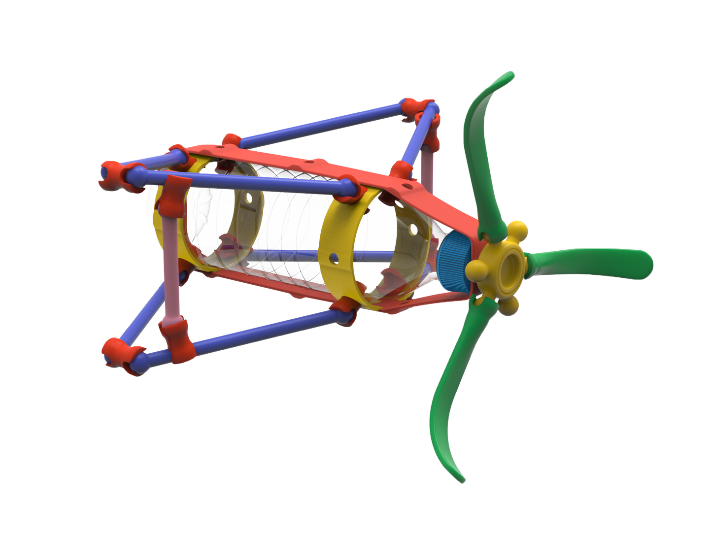 لعبة لتنمية مهارات التفكير للاطفال ( Toyi Inventions Creative Building Kit )