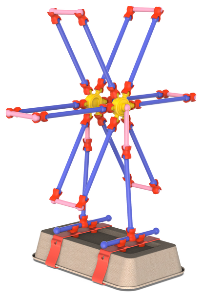 لعبة لتنمية مهارات التفكير للاطفال ( Toyi Inventions Creative Building Kit )