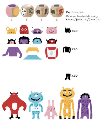 Children's observation and speed game - My Monsters