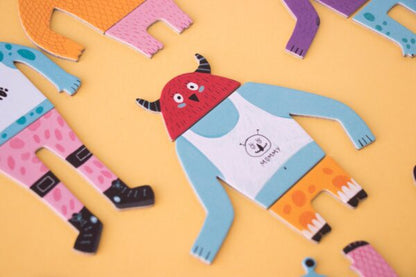 Children's observation and speed game - My Monsters