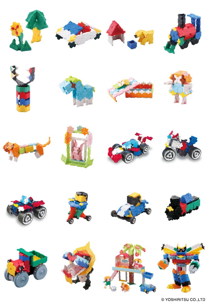 لعبة تركيب مجسمات بسيطة للأطفال