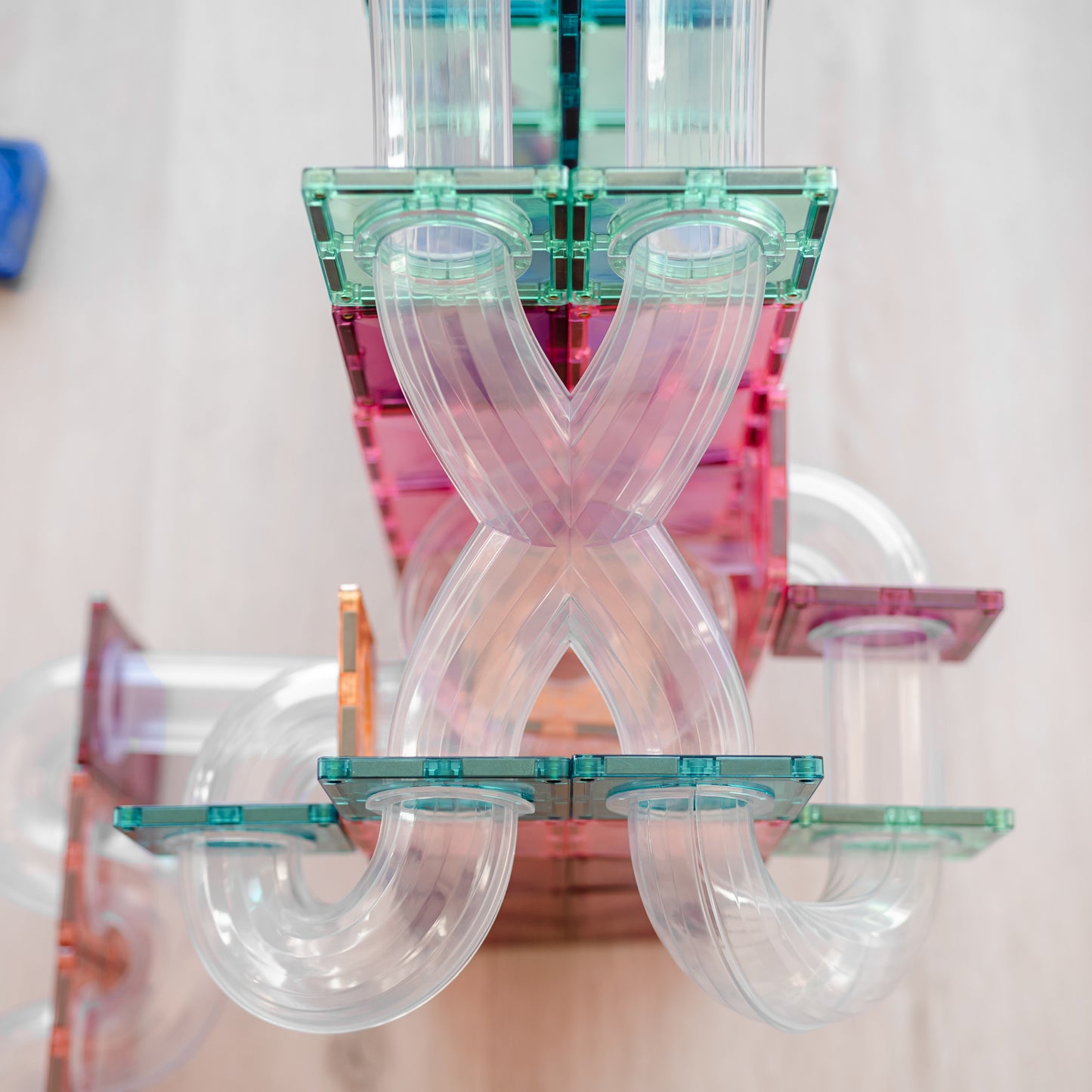 لعبة بناء ممر الكرة 80 قطعة كونتيكس