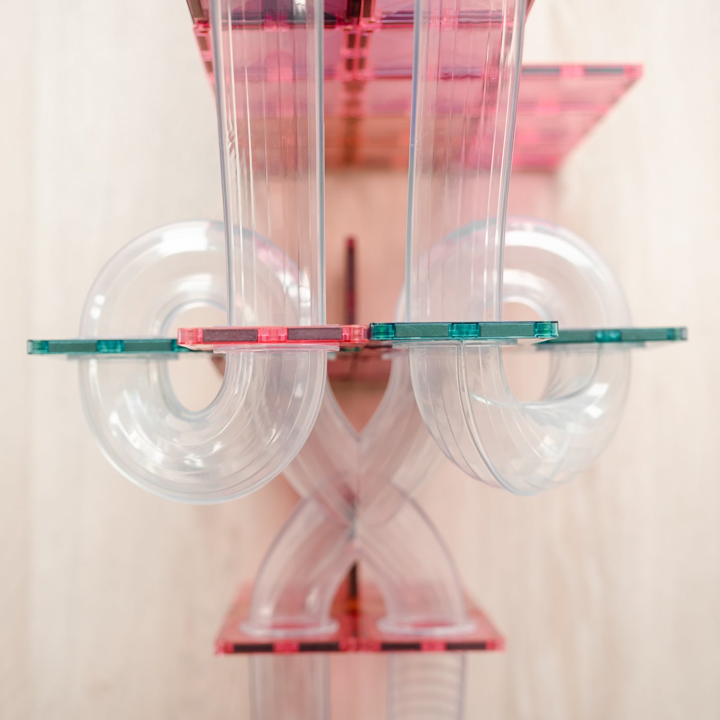 لعبة بناء ممر الكرة 80 قطعة كونتيكس