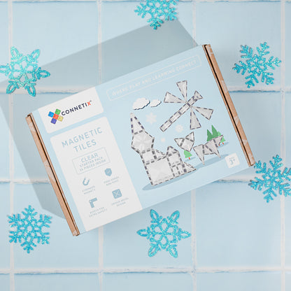 لعبة تركيب 34 قطعة شفافة